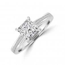 Platinum Princess GSi2 Diamond Solitaire ring