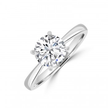 Platinum 1.16ct Solitaire FSi2 Diamond Ring