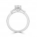 Platinum Princess ESi1 Diamond Tapered Baguette ring