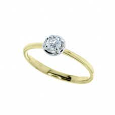 18ct Gold Solitaire Diamond Ring