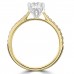18ct Gold and Platinum Solitaire GSi1 Diamond Ring