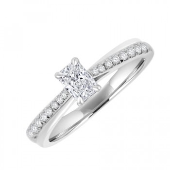 18ct White Gold Solitaire Phoenix DVVS1 Diamond Ring