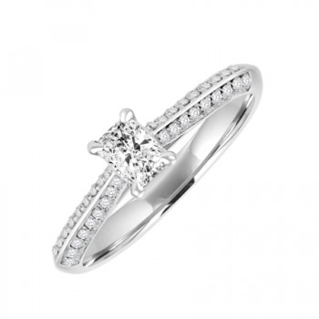 18ct White Gold Solitaire Phoenix DVS1 Diamond ring
