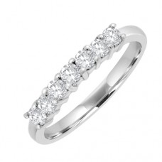 Platinum 7stone Diamond Eternity Ring