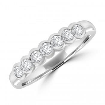 Platinum Diamond Rubover Eternity ring