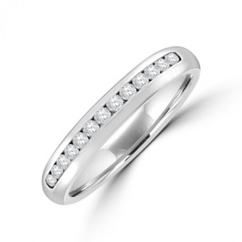 Platinum 13-stone Diamond Wedding Ring