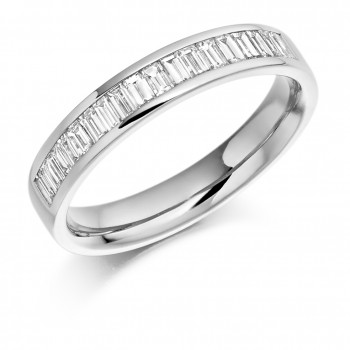 Platinum Baguette Diamond Wedding Ring