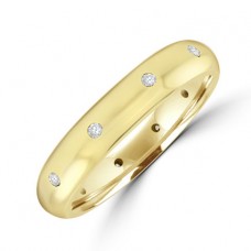18ct Gold Diamond set Wedding ring