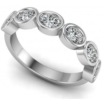 Platinum Laboratory Grown Diamond Bezel Eternity ring