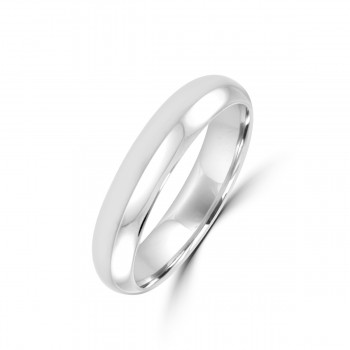 Platinum 4mm Polished Wedding Ring