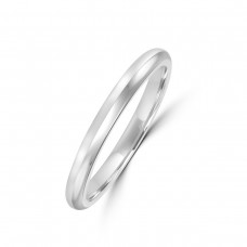 Platinum 2.5mm Round Wedding Ring