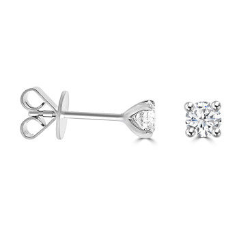 Platinum Solitaire DSi2 Diamond stud earrings Platinum Solitaire DSi2 Diamond stud earrings