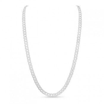 Sterling silver Flat Curb Gents Chain