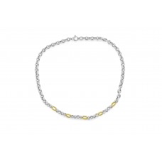 Sterling silver & 9ct Gold 18