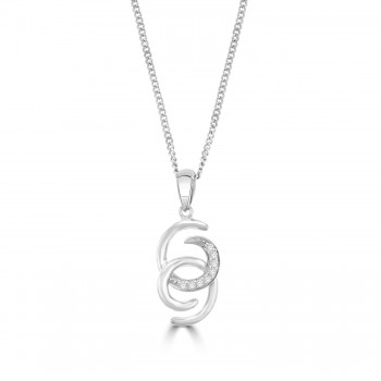 Sterling Silver Intwined Pendant Chain