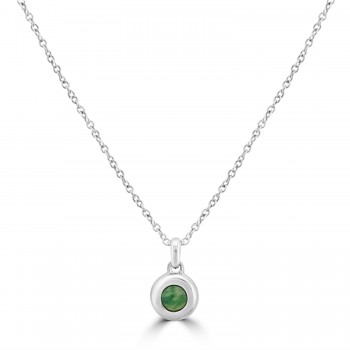 Sterling silver Amazonite stone Pendant chain