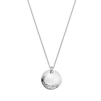 Sterling silver Lluna Disc Pendant chain