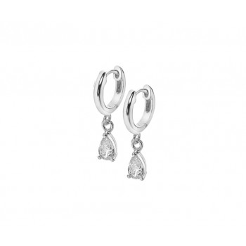 Sterling silver Pear Drop Earrings