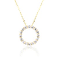 9ct Gold Circle of Life pendant chain
