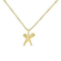 9ct Gold Kiss Pendant