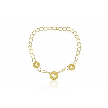 9ct Gold Twist Coil Pendant Chain