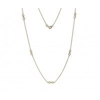 9ct Gold Infinity Necklet chain