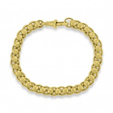 9ct Gold Handmade Rollerball Bracelet