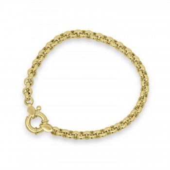 9ct Gold Hollow Belcher Bracelet