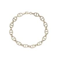 9ct Gold Marina Link Bracelet