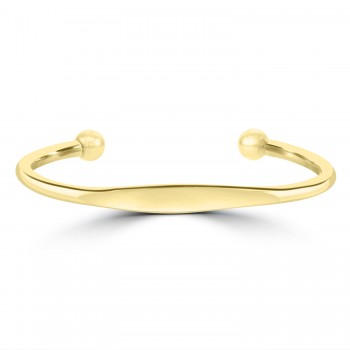 9ct Gold Identity Torq Bangle