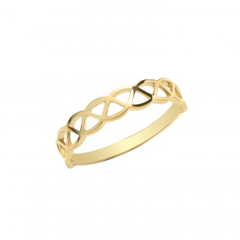 9ct Gold Celtic Weave ring