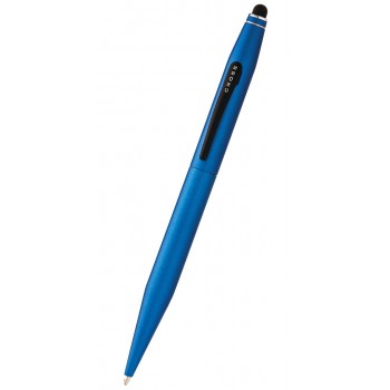 Cross Tech2 Metallic Blue Ballpoint Pen with stylus