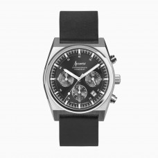 Accurist Origin Mens Chronograph Black Strap Watch