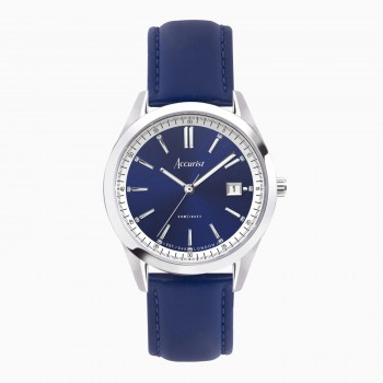 Accurist Oxford Blue Gents Strap Watch