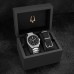 Bulova Archive Lunar Pilot Black Strap Bracelet Box set