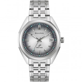 Bulova Mens Grey Jet Star Bracelet Watch