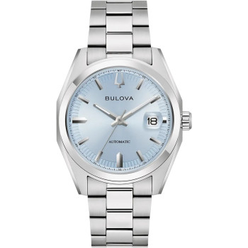 Bulova Sky Blue Surveyor Automatic Gents Bracelet Watch Bulova Sky Blue Surveyor Automatic Gents Bracelet Watch