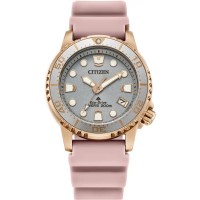 Citizen Eco-Drive Promaster Diver Ladies Pink Strap Watch