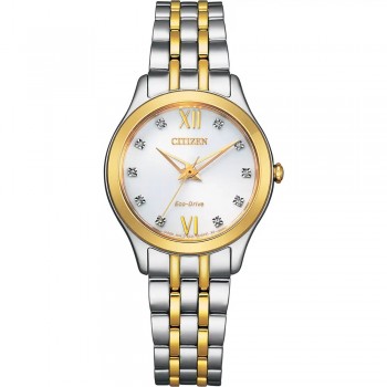 Citizen Two Tone Ladies Diamond Bracelet Watch
