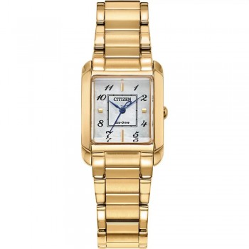 Citizen Eco-Drive Ladies Gold Tone Bianca Bracelet Watch Citizen Eco-Drive Ladies Gold Tone Bianca Bracelet Watch