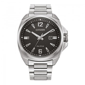 Citizen Eco-Drive Gents Bracelet Black Sports Watch
