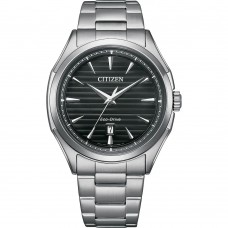 Citizen Eco-Drive Gents Black Bracelet Watch