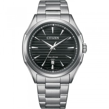 Citizen Eco-Drive Gents Black Bracelet Watch