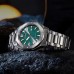 Citizen Eco-Drive Textured Green Gents Bracelet watch