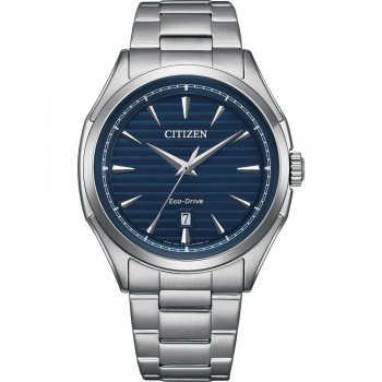 Citizen Eco-Drive Gents Navy Bracelet Watch