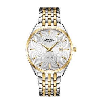 Rotary Ultra Slim Two-tone Bracelet watch